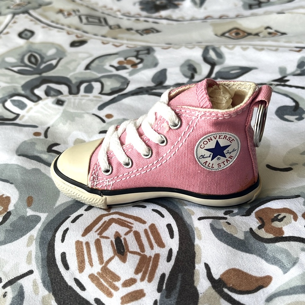 Converse Chuck Taylor Pink High Top Keychain